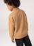 Sweatshirt with trucker collar for boys peacock blue+yellow 