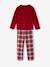 Velour pyjamas for girls red 