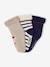 Pack of 5 socks for baby boys navy blue 
