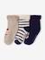 Pack of 5 socks for baby boys navy blue 