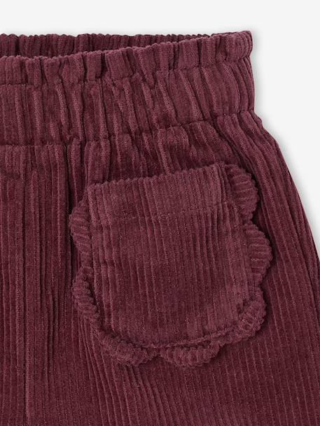 Shorts for baby girls plum 
