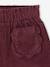 Shorts for baby girls plum 