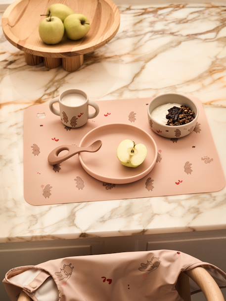 Sleeved bib Merle - LIEWOOD blush+clay beige+ecru+old rose+pale pink+printed yellow+rose+taupe+white+yellow 