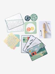 -FSC 100% wooden drawing set