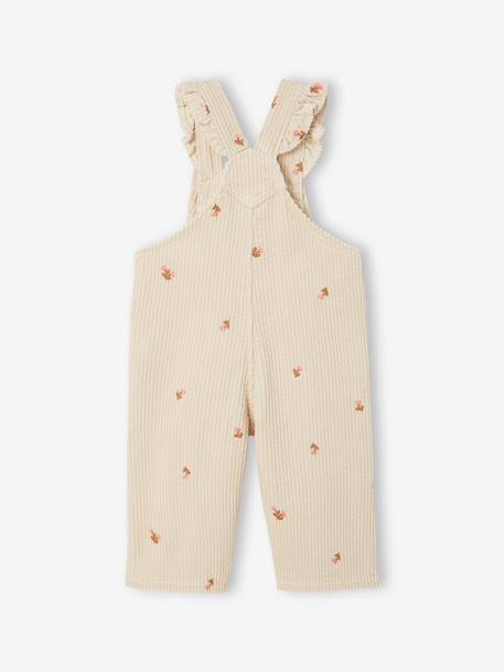 Dungarees for baby girls vanilla 