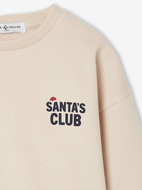 Pyjamas in sweatshirt fabric and flannel for girls red 