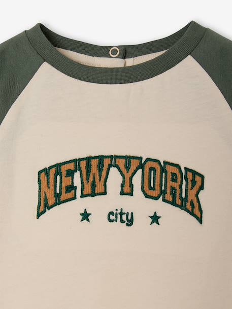 Long-sleeved T-shirt for baby boys vanilla 