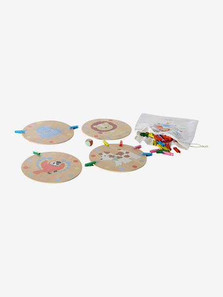 FSC100® wooden coloured peg game wood 
