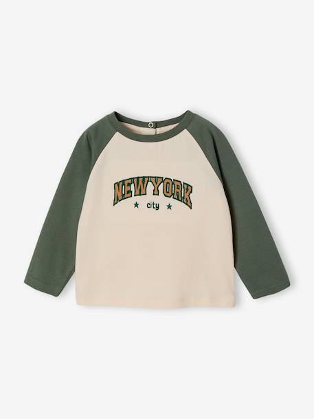 Long-sleeved T-shirt for baby boys vanilla 