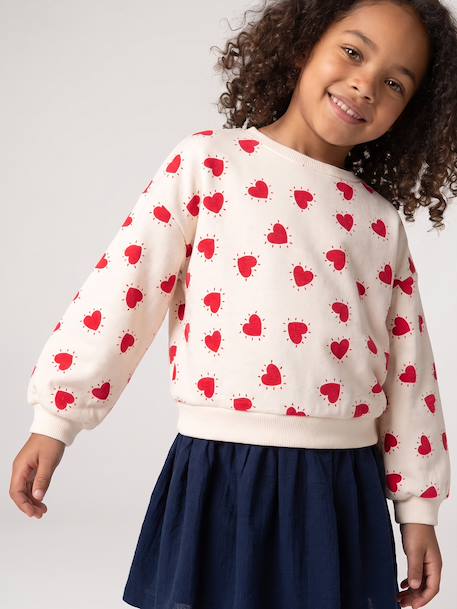 2-in-1-Effect Dress in Dual Fabric anthracite+navy blue+red 