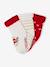 Pack of 3 Christmas socks for baby girls ecru 