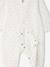 Newborn sleepsuit, cardigan and hat set for baby girls ecru 