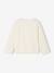 Long Sleeve T-Shirt with Heart in Relief, for Girls blush+ecru+green+white 