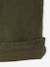 Corduroy trousers for baby boys khaki+navy blue 