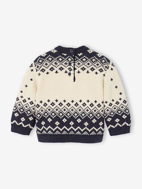 Christmas jumper for baby boys navy blue 