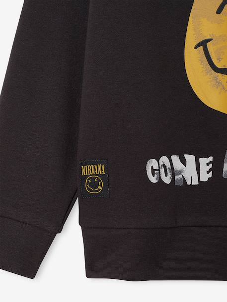 Nirvana sweatshirt for boys anthracite 