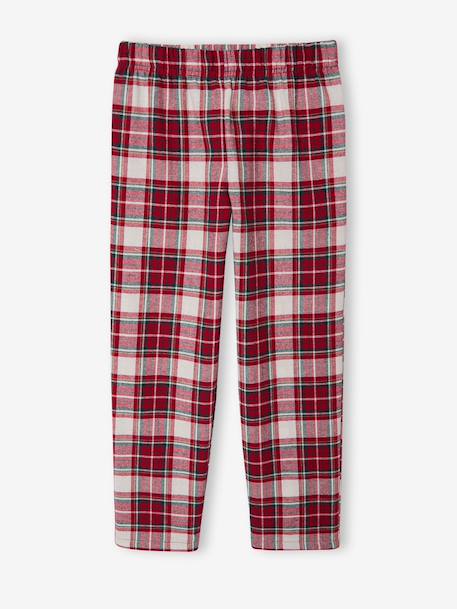 Velour pyjamas for girls red 