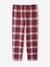 Velour pyjamas for girls red 