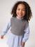 2-in-1-Effect Shirt Dress ecru+marl grey+navy blue 