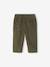 Corduroy trousers for baby boys khaki+navy blue 