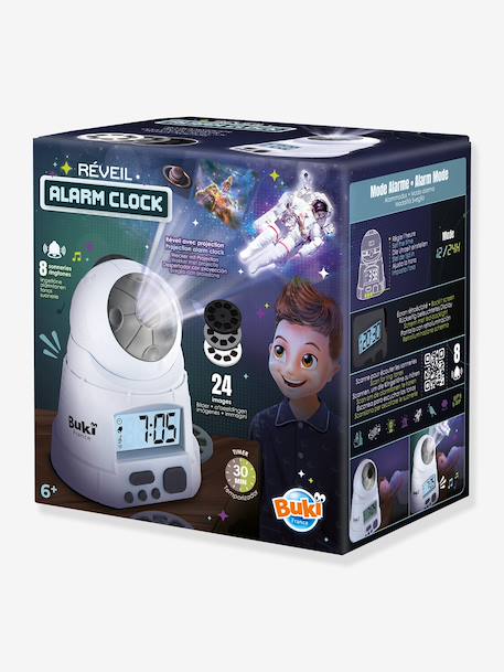 Space projector alarm clock BUKI white 