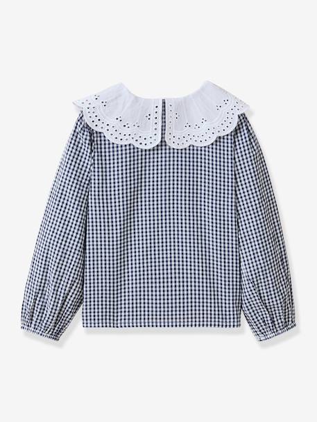 Gingham shirt CYRILLUS blue 