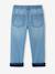 Wide-leg fleece-lined jeans for boys double stone 