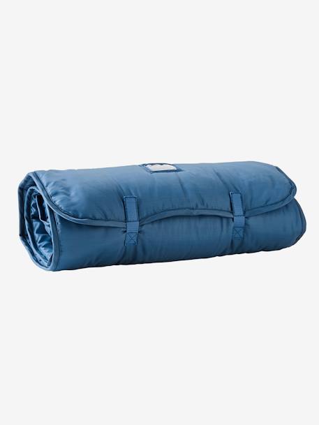 Sleeping Wrap with Integrated Pillow in Polyester, FOREST ENCHANTEE Blue 