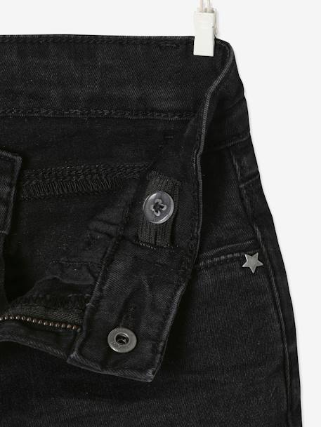 Slim jeans MorphologiK large hip for girls Washed Black 