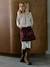 Short skirt for girls plum 