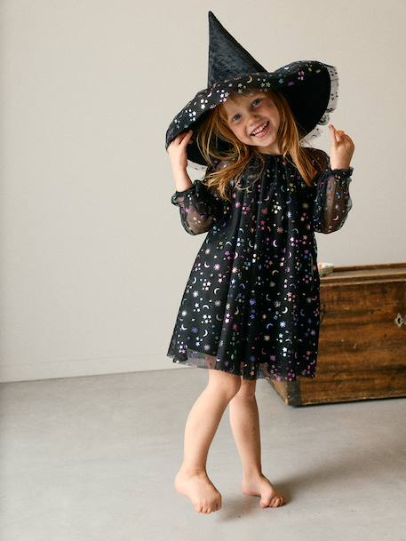 Halloween witch costume black 