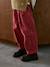 Barrel trousers for girls old rose 