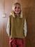 Fancy Sleeveless Jumper for Girls navy blue+olive 