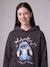 Hooded Lilo and Stitch sweatshirt for girls anthracite 
