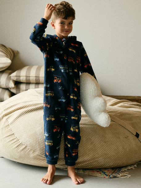 Pyjama all-in-one for boys navy blue 