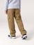 Cargo trousers for boys denim blue+olive 