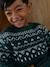 Jacquard jumper for boys green 
