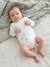 Pack of 5 long-sleeved bodysuits for baby boys ecru 
