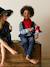 Pirate costume for kids brown 