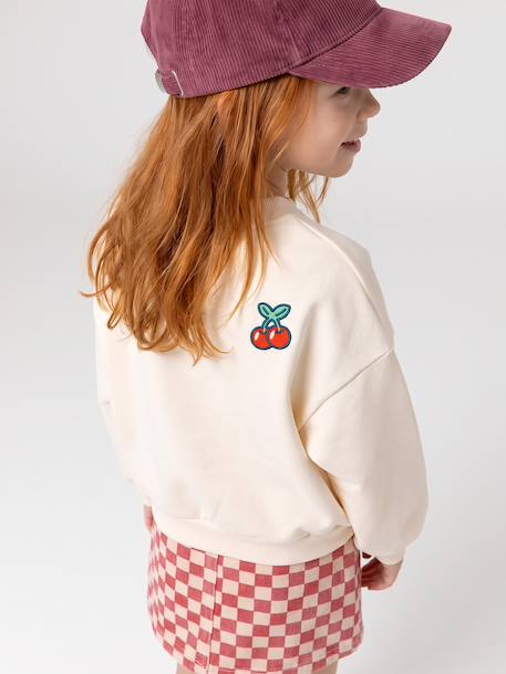 The Sweatshirt for girls ecru 