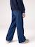 Embroidered Susan wide-leg jeans for girls bleached denim+deep blue+denim blue+medium blue 