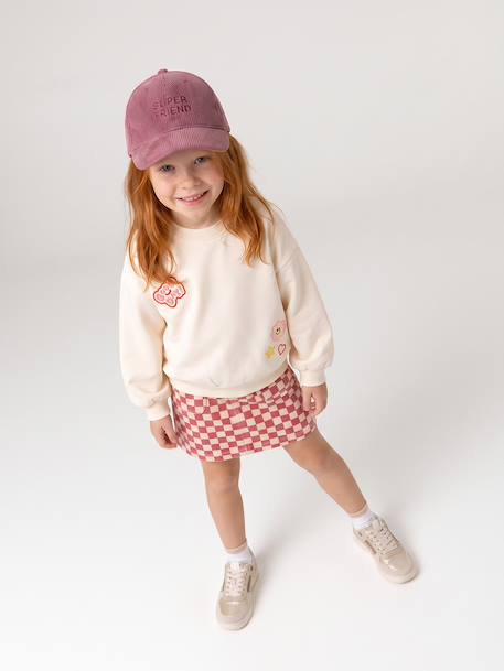 The Sweatshirt for girls ecru 