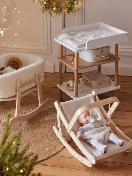 Cloud-Themed Bouncer for Dolls in FSC®100% Wood wood 
