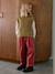 Balloon trousers for girls old rose 