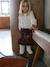 Short skirt for girls plum 