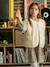 Sleeveless Sherpa Jacket for Girls blush+plum+vanilla 