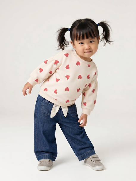 Sweatshirt for baby ecru 