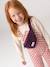 Dungarees in twill for girls sweet pink 
