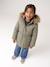 3-in-1 Parka with Hood for Girls black+GREEN DARK SOLID+khaki+PURPLE MEDIUM SOLID+sage 