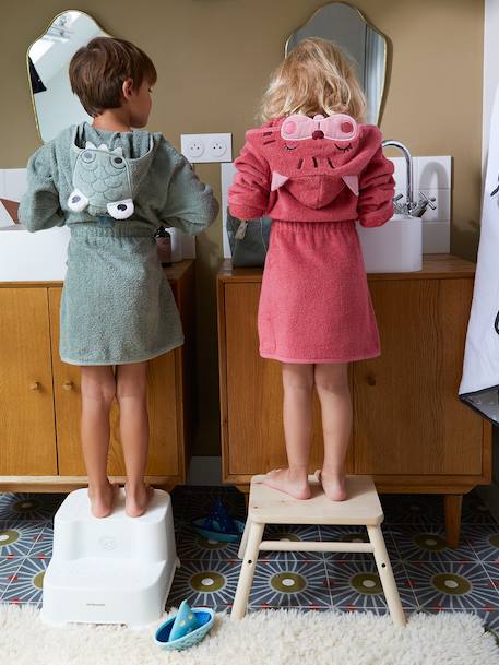 Crocodile Bathrobe for Children Green 